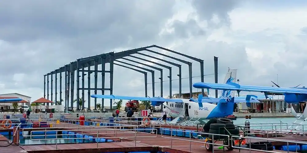 commercial aviation hangar