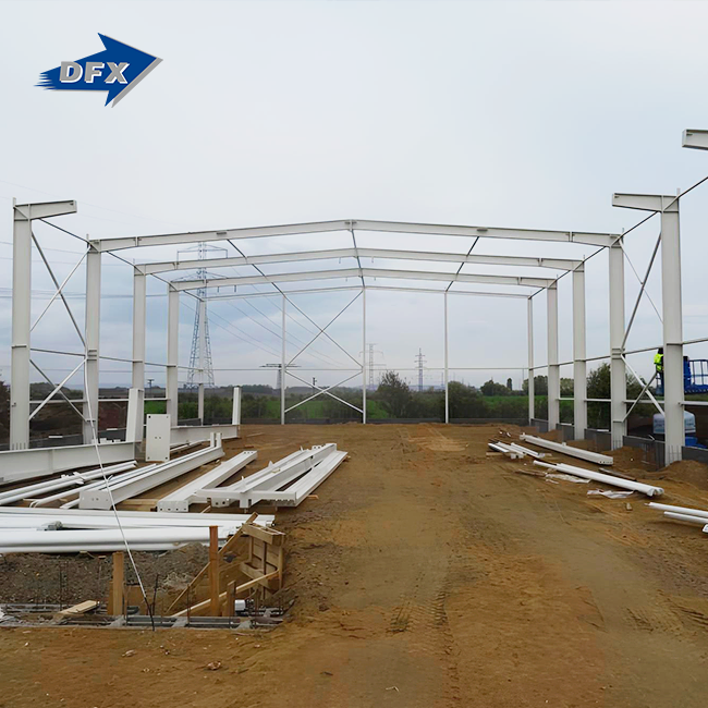 Garage de structure métallique